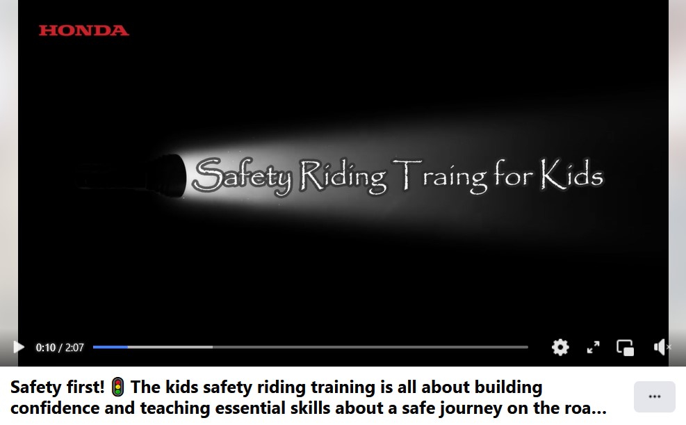 honda kid safety trainings